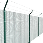 South African Clear View fence PVC coating 358 High Security Perimeter Mesh anti-climb fence