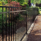 Steel Tubular Galvanized Wrought Iron Fence For Garden