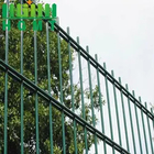 6/8/6 Green Pvc Coated Wire Fencing 75X150mm 1500mm 1.8m Height