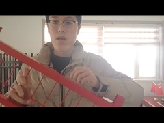 6ftの一時的な構造の塀のパネルは上塗を施してある粉にする